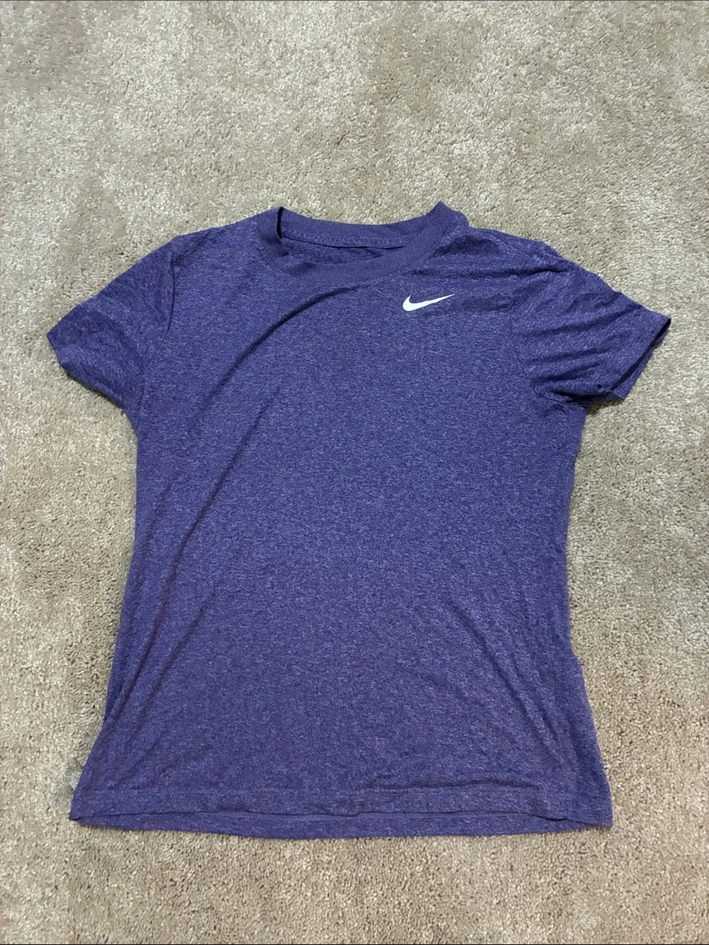 Nike Purple Heather Short Sleeve Athletic Tee size M